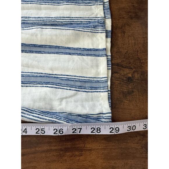 Angie Pants Women’s Small Boho Striped Pull On Wide Leg Lightweight Cotton New - Picture 7 of 7
